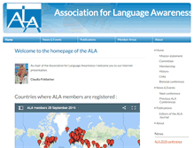 Tablet Screenshot of languageawareness.org